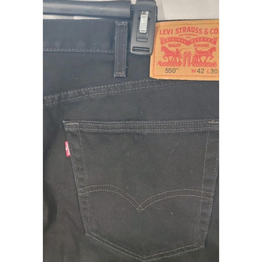 Mens Levis 550 Black 42x30